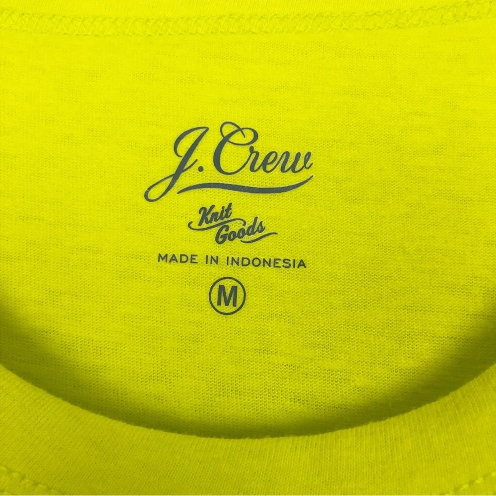 J. Crew Yellow Tie Bank Tank Top Size M - Picture 3 of 12
